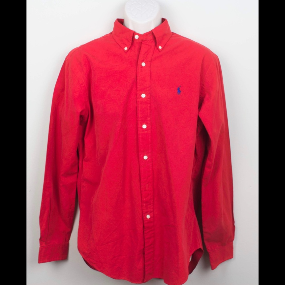 RALPH LAUREN CLASSIC FIT Men’s Shirt Red Med.